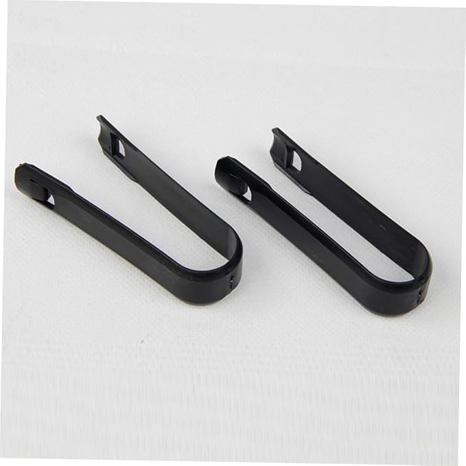 Tapones protectores de tornillos negro plástico hexagonal miniatura 2