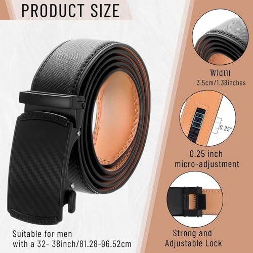 Mens Belt, Personalized Genuine Leather Gift for Him Father, Congrats on Being My Husband Belt2