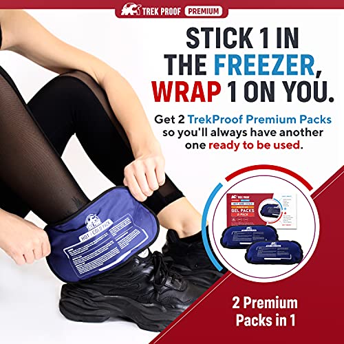 Ice Pack Hot and Cold Therapy Reusable Gel Packs Helps Alleviate