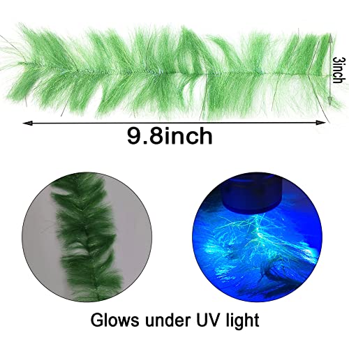 Riverruns Strea Mer Fiber Dubbing Brush, Flash Blend, Micro Leg, Each 6 Best Colors Combo Pack Super Realistic Fly Tying Materials Proudly Made In Europe (Uv Streamer Fiber Dubbing Brush) #TOP3