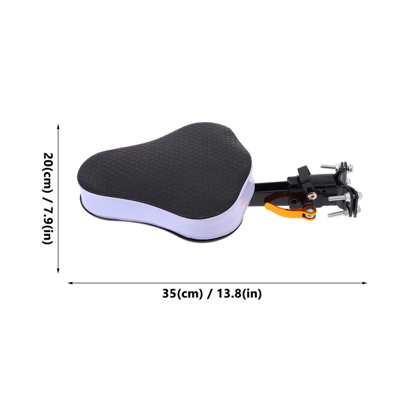 Sillín para Bicicleta Eléctrica Plegable Negro para Niños