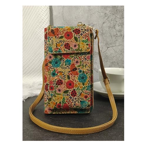 Mandala Bohemian Small Purses for Women Crossbody Strap Bag Cell Phone Wallet Cellphone Cross Body Case Flower with Pocket (Style-G)2