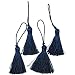 Expo Mini Fiber Tassel, Navy Blue, 4-Pack