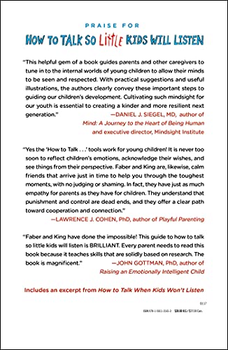 Image of How to Talk so Little Kids Will Listen: A Survival Guide to Life with Children Ages 2-7 (The How To Talk Series)
