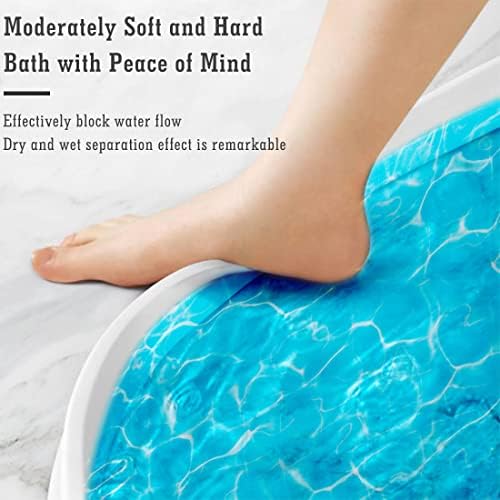 DODUOS 2M/78inch Silicone Wet Room Floor Barrier, L Shape Shower Threshold Water Barrier, 3cm High Shower Sealing Strip Bathroom Water Dam, Sink Bathtub Retaining Strip for Wet and Dry Separation