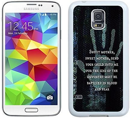 Beautiful Custom Designed Cover Case For Samsung Galaxy S5 I9600 G900a G900v G900p G900t G900w With 4 RPG Game The Elder Scrolls V Skyrim Samsung Galaxy S5 White Phone Case 001