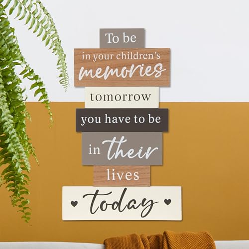 Lesser & Pavey British Designed Loving Quotes Plaque, Children's Memories - Image 2