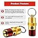 LSTOPGO 2 Pieces 1/4'' Male 150 PSI NPT Air Compressor Pressure Relief Valve Brass Safety Valve Air Compressor Check Valve