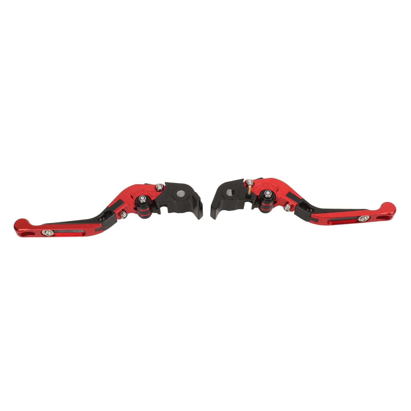 Levier de Frein D'embrayage de Moto, Leviers Pliants Réglables de Remplacement pour Streetfighter V2 (rouge)