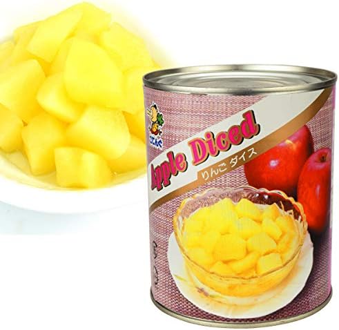 Amazon 国華園 りんご ダイス 2号缶 1缶1組 内容総量0g りんご 缶詰 国華園 フルーツの缶詰 瓶詰 通販