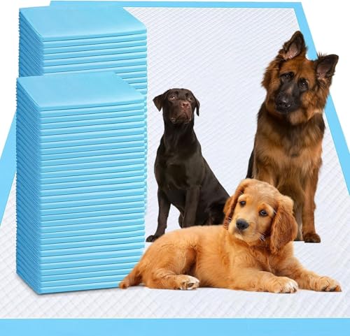 Image of Puppy Pee Pads for Dogs 36 inchx55 inch 40 Count, Extra Large Dog Pee Pads, Leak-Proof & Super Absorbent Dog Pee Pads, Thicken Disposable Potty Pads Puppy Training Pads for Cats Rabbits