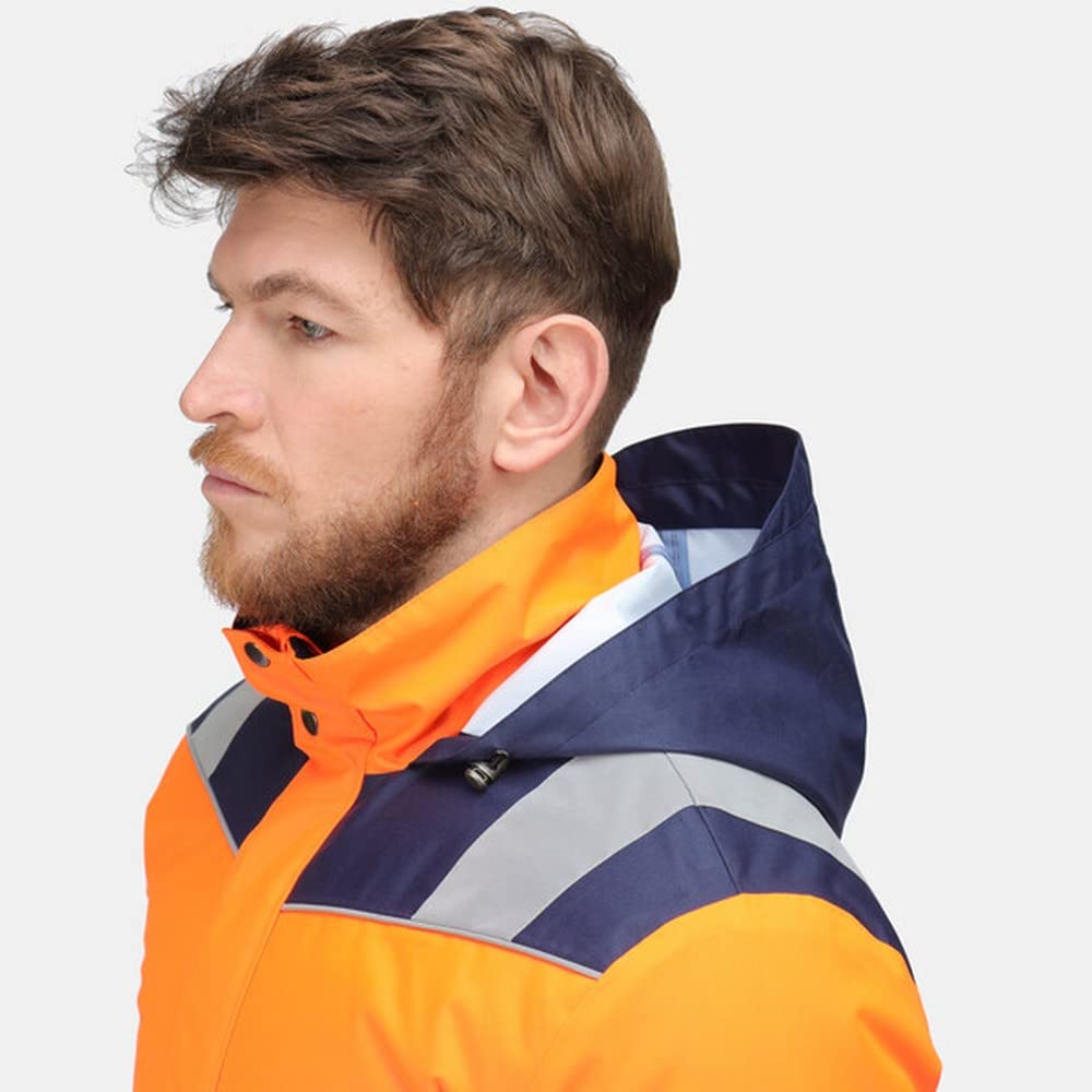 Regatta Professional Mens Hi Vis Reflective Heated Jacket Chaqueta aislante Hombre (Pack de 1)