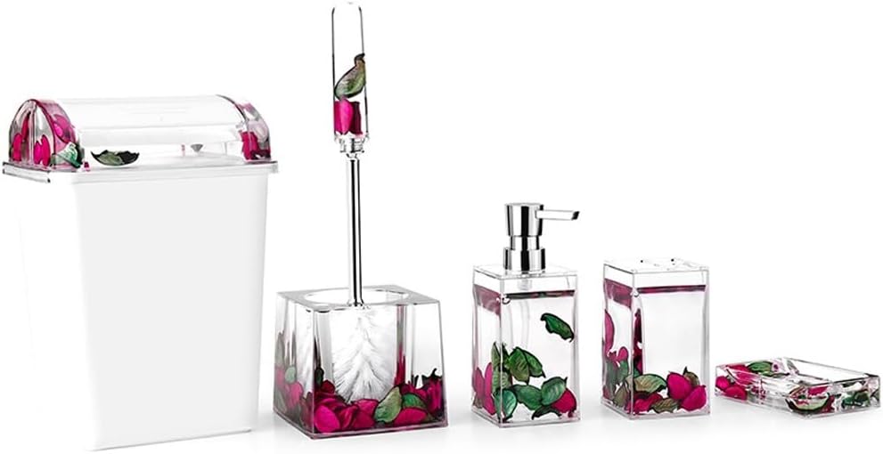 Floating Bathroom Toiletries Set Herbal Bathroom Dress-up Soap Pump(E)