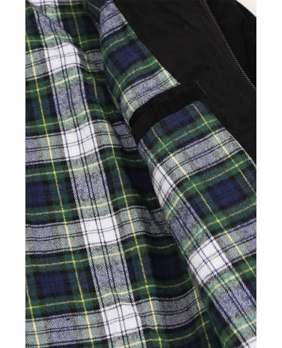Image of ZENTHACE Men's Corduroy Jacket with Full Flannel Lined,Zip Up Casual Vintage Outerwear Coat,100% Cotton