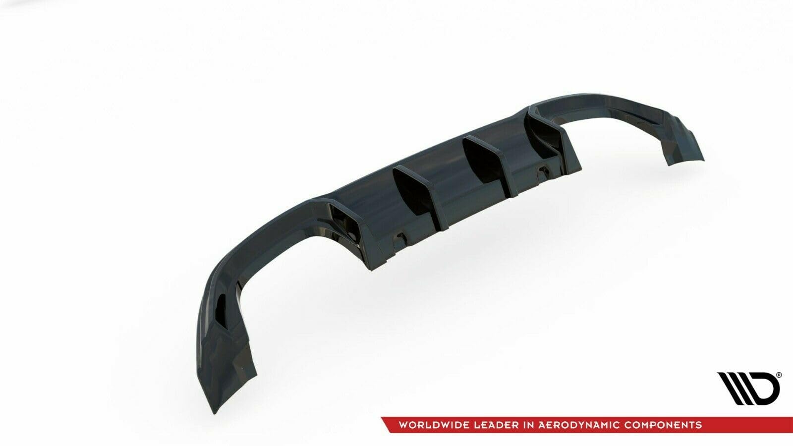 Maxton Design Heckdiffusor V.2 für VW Golf 7 R/R-Line (2012-2016) Hochglanz schwarz