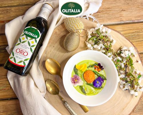 Image of Olitalia Extra Virgin Olive Oil Selezione ORO Italian • Premium Cold Extracted EVOO • Rich Fruity Flavor • Ideal for Cooking, Dressing, Salad & Mediterranean Diet, 16.91 fl oz ℮ 500 ml