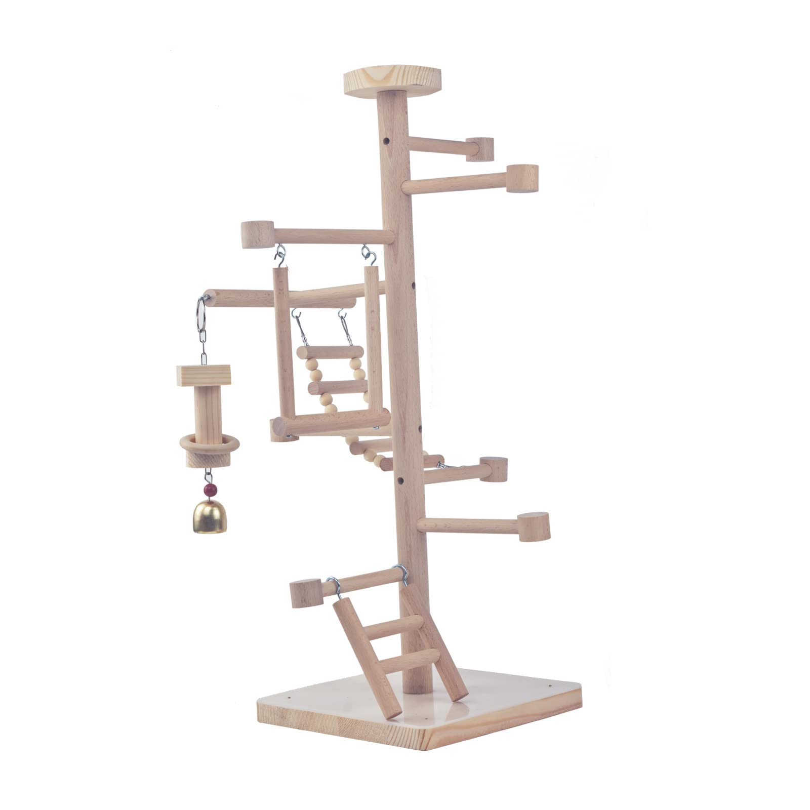 Vogelspielplatz, Papageien, Spielständer, Sittiche, Spielstudio-Set, Spielzeug, Vogelkäfigständer, Sitzstange, Tischplatte, Aktivitätszentrum, Conures Holz, Laufstall, Plattform, Leiter