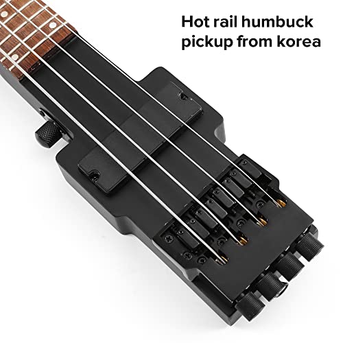 Batking Travel Electric Bass Headless 4 Strings Bass With Gigbag thumb #4