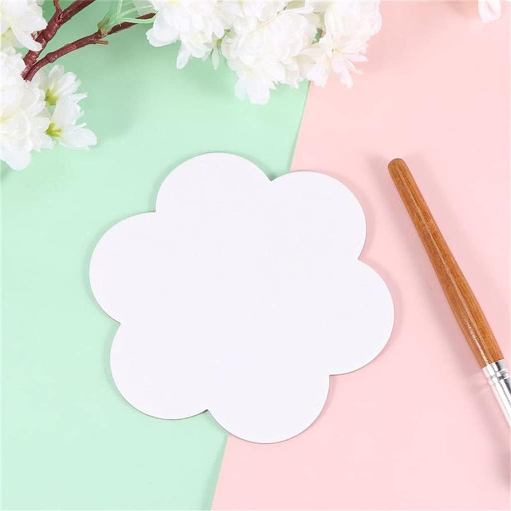5 Pcs Simulation Flowers Shape Drawing Board Thicken Art Painting Board Artist Paper Board Oil Paint Canvas Sketchpad