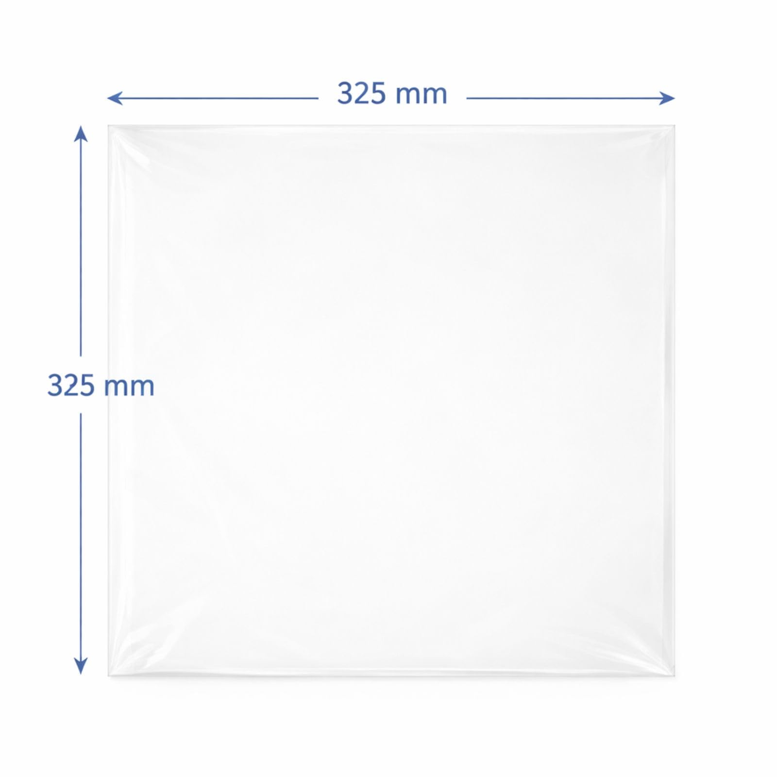 Mari-Medienverpackungen LP Hüllen 12" glasklar Schutz für Vinyl Langspielplatten (100 St.) 325 x 325 x 0,100 die auch für Doppelalbum CPP Folie