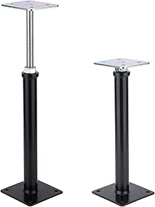 Adjustable Floor Jack Post 13-17" Range Of Adjustment,Mini Screw Jack Telescoping Jack For Temporary Support 4pack - View #5