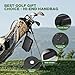 SANLINZOM Golf Accessories for Men and Women for Golfers, Accessories Set in Hi-End PU Case with Golf Balls, HD Rangefinder, Golf Tees, Cleaning Brush, Divot Knife, Scorer, Golf Ball Clamp
