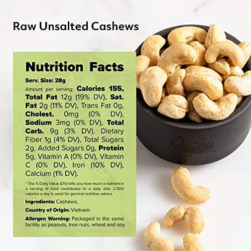 Nuts U.s. - Cashews | Raw And Unsalted | Whole Kernels And No Shell | Fresh & Unroasted | Natural Bulk Cashews !!! (4 Lbs) #TOP3