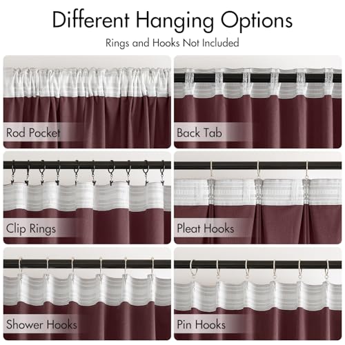 Image of MIULEE Hot Pink Velvet Pinch Pleat Blackout Curtains W52 X L84 Inches | 2 Panels,Luxury,Thermal Insulated,Super Soft,Back Tab & Rod Pocket,for Bedroom Living Room