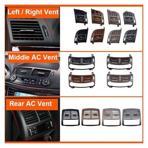 Grille d'aération Benz W211 : Remplacement panneau ventilation avant gauche cassé noir - 3
