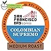 SF Bay Coffee Colombian Supremo 80 Ct Medium Roast Compostable Coffee Pods, K Cup Compatible including Keurig 2.0