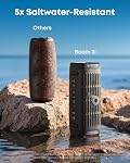 Soundcore Boom 3i par Anker, Haut-parleurs en plein air, IP68 Imperméable, Joueur flottant, imperméable salée, BassUp 2.0, 50W Haut-parleur portable, Bluetooth 5.3, 16H L'heure du jeu, TWS, Kayak/Pêche/Camping