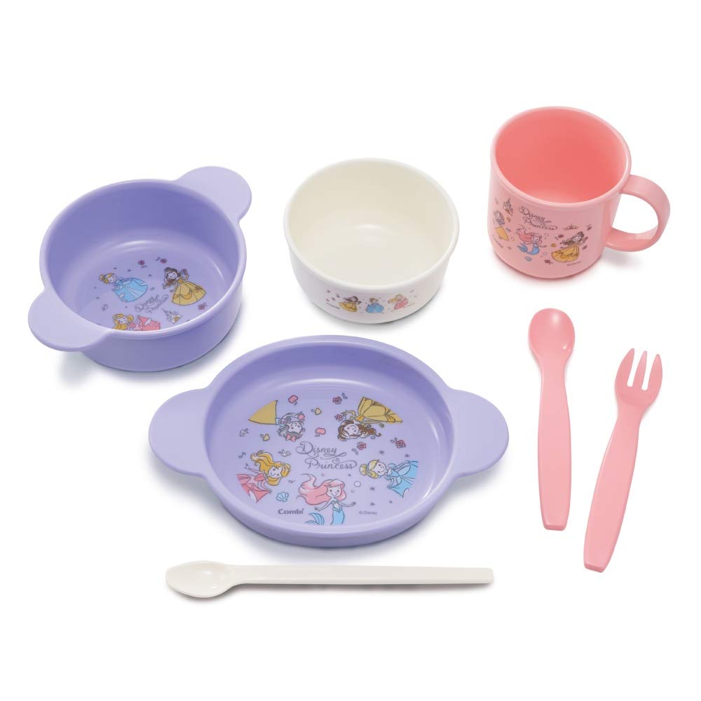 Amazon | コンビ スマイル食器セット H ディズニー プリンセス
