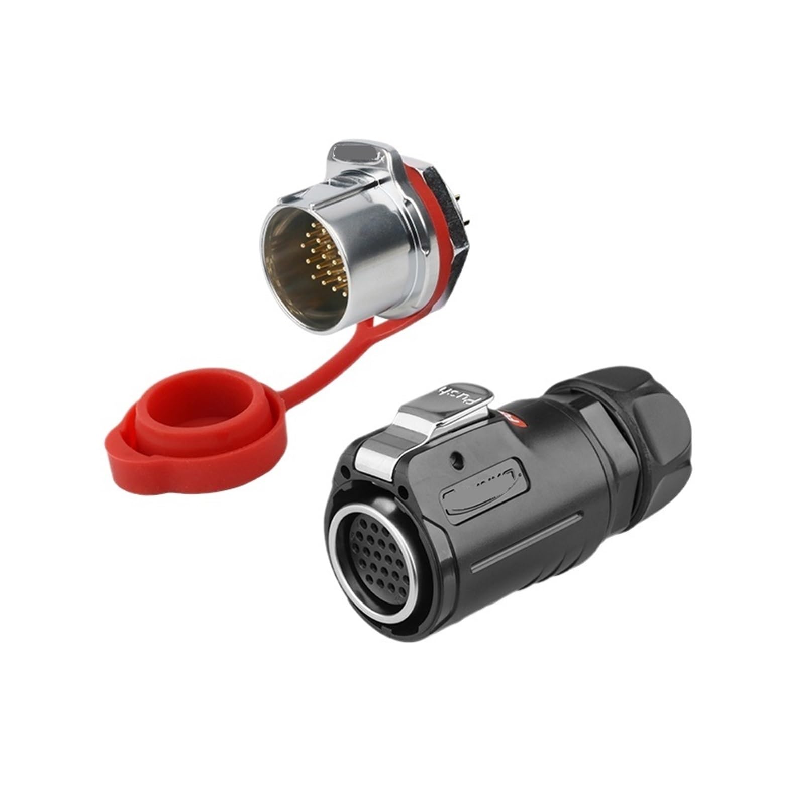 Conector de señal de 24 núcleos impermeable LP-24 multi-PIN con protección extrema