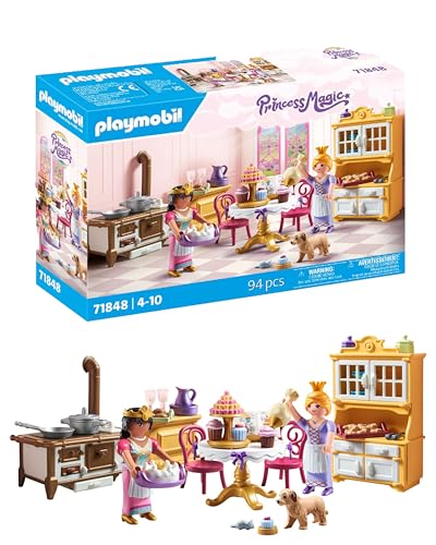 PLAYMOBIL | Princess Magic | Cocina Real | Juguete de Princesa | Set de Cocina | Juguete de Cuento de Hadas para niños y niñas a Partir de 4 años | 71848