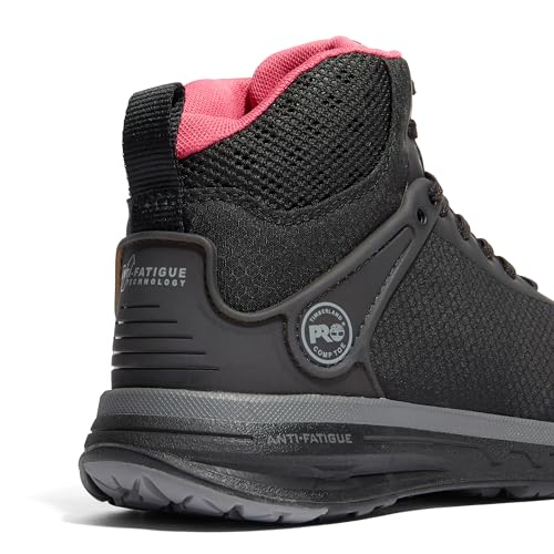 Timberland PRO Women's Drivetrain Mid Composite Safety Toe Static Dissipative Industrial Athletic Work Shoe3
