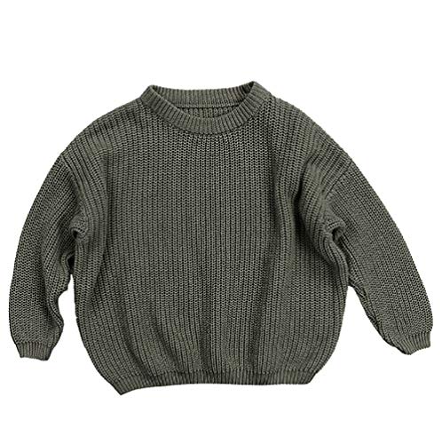 Image of Toddler Girls Sweaters Baby Knit Sweater Warm Cardigans Sweatshirts for Boys and Girls