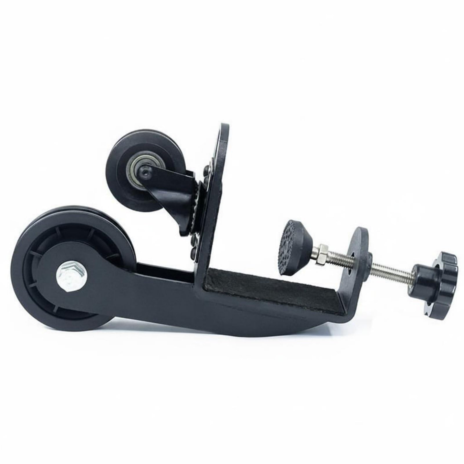 Desk Mounted Forearm Exerciser Adjustable Clamp Wrist and Arm Exercise Pulley Space-Saving Tabletop Arm Strength Exerciser for Home Gym, Office, Black, Desktop Pulley-image-28