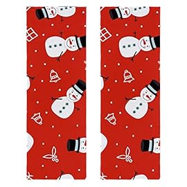 DEYYA Microfiber Gym Cooling Towels Sports Fitness Workout 2 Pack Reusable Soft Sweat Towel for Yoga Running Swimming Cycling Snowman with Black Hat