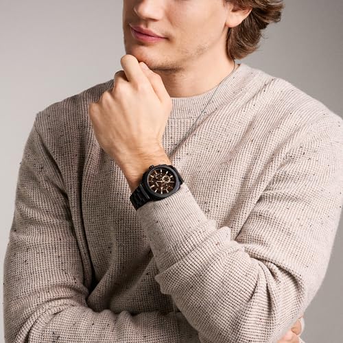 Image of Fossil Men's Watch, Machine Stainless Steel Chronograph Watch for Men