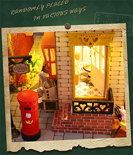 Kisoy Dollhouse Miniature With Furniture Kit, Handmade Diy House Model For Gift Of Teens And Adult (Inside And Outside The Book) #TOP7