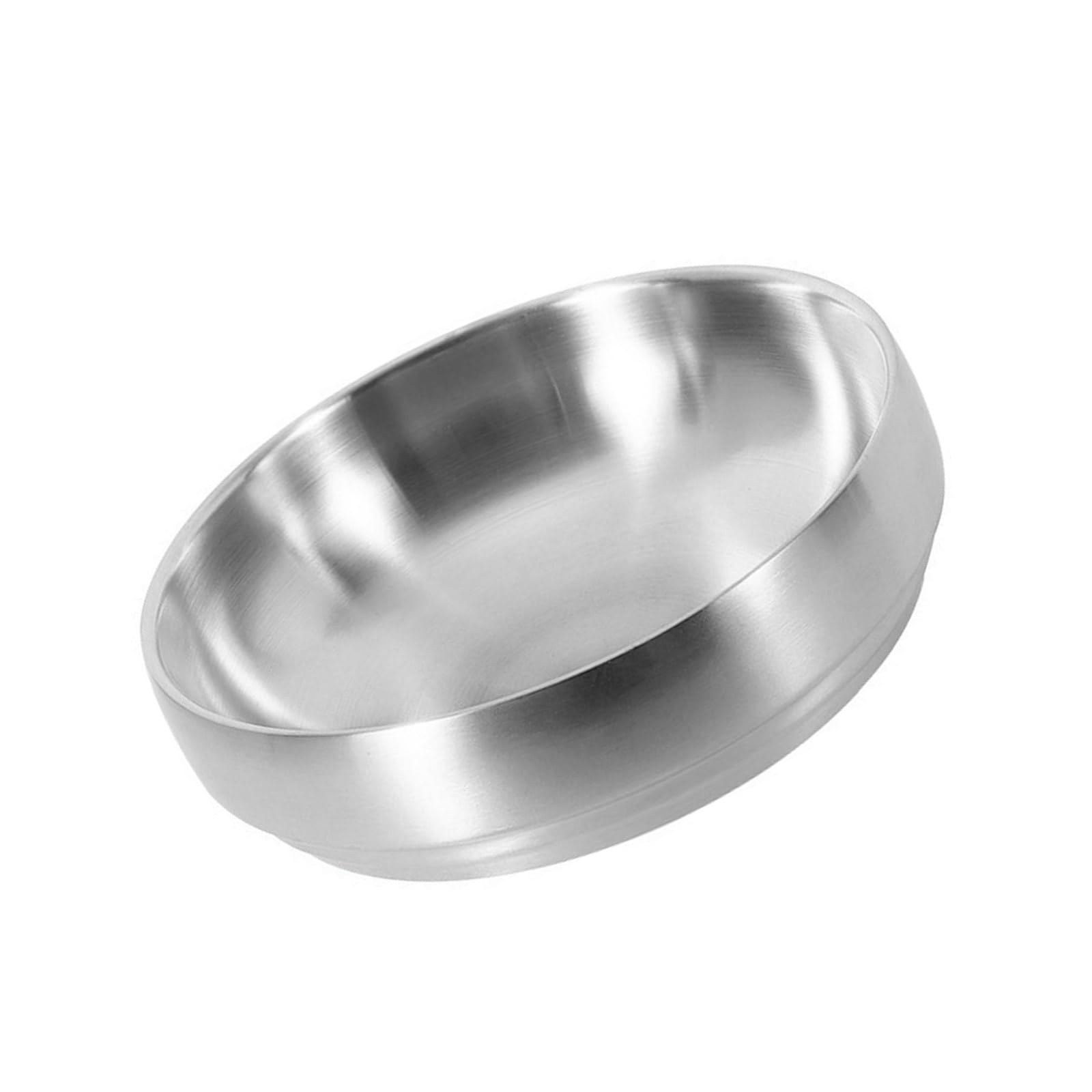 GTYLF Insulated Double Walled Soup Bowl Large Capacity for Pastas Salads Lunch Heatproof Stainless Steel Sashimi Stainless Steel Insulated Bowl