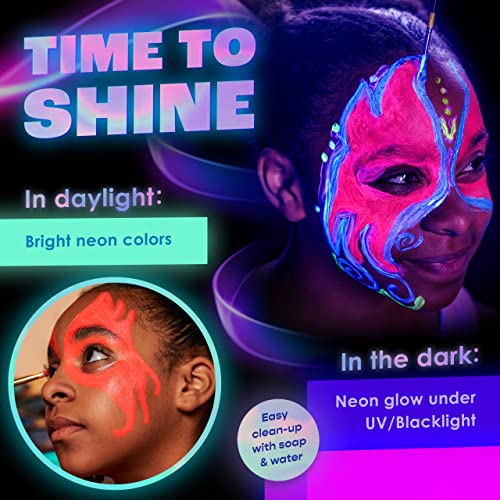 Neon Nights 4260319230437 Uv Body Paint Set | Blacklight Glow Makeup Kit thumb #3