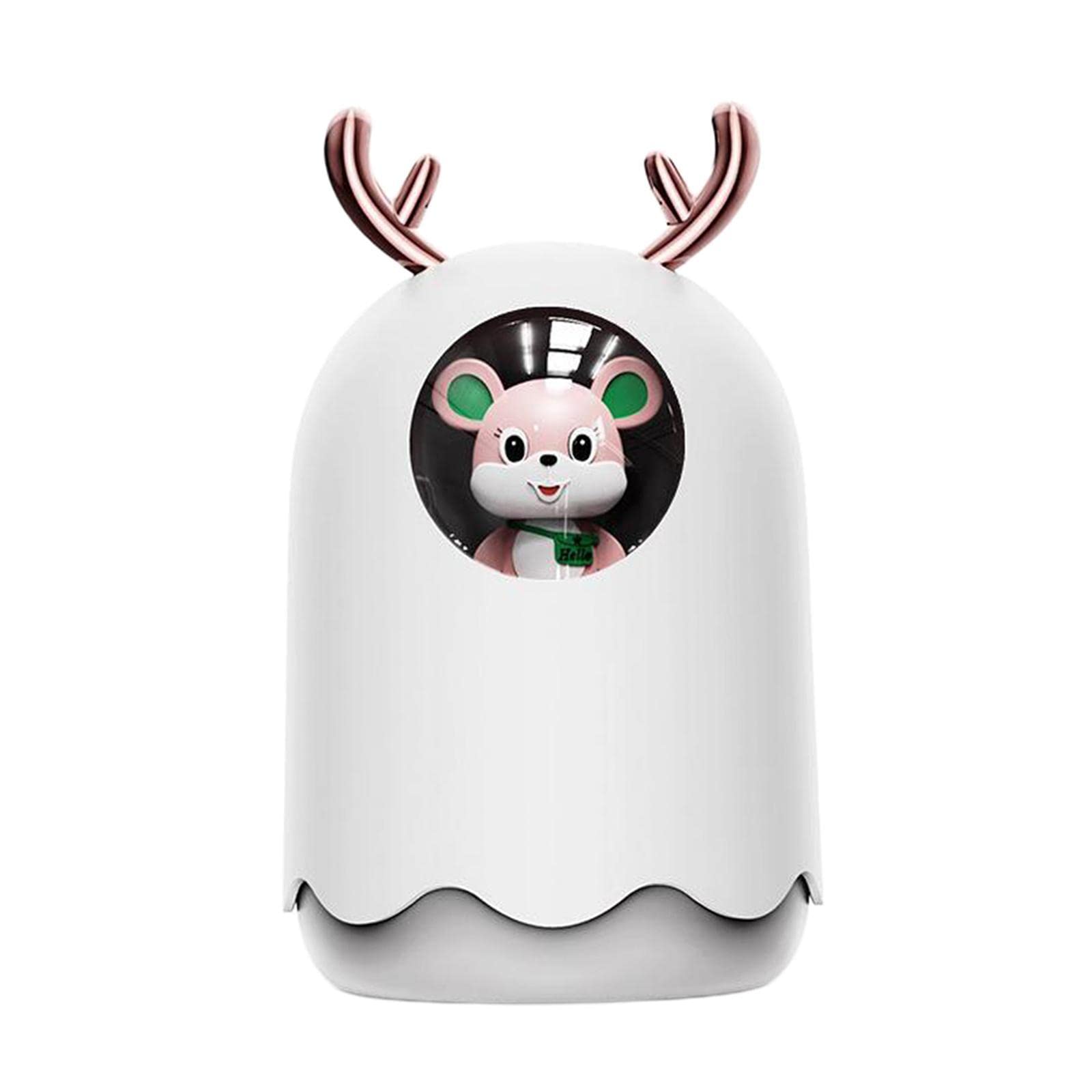 300Ml USB Mini Humidifier Oil Diffuser Mist Purifier Led for Car Home White | Home Improvement | Heating, Cooling & Air | Humidifiers-image-34