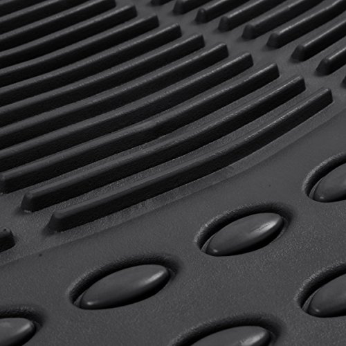 Bdk Heavy Duty 4Pc Front & Rear Rubber Floor Mats For Car Suv Van & Truck - All Weather Protection Universal Fit #TOP3