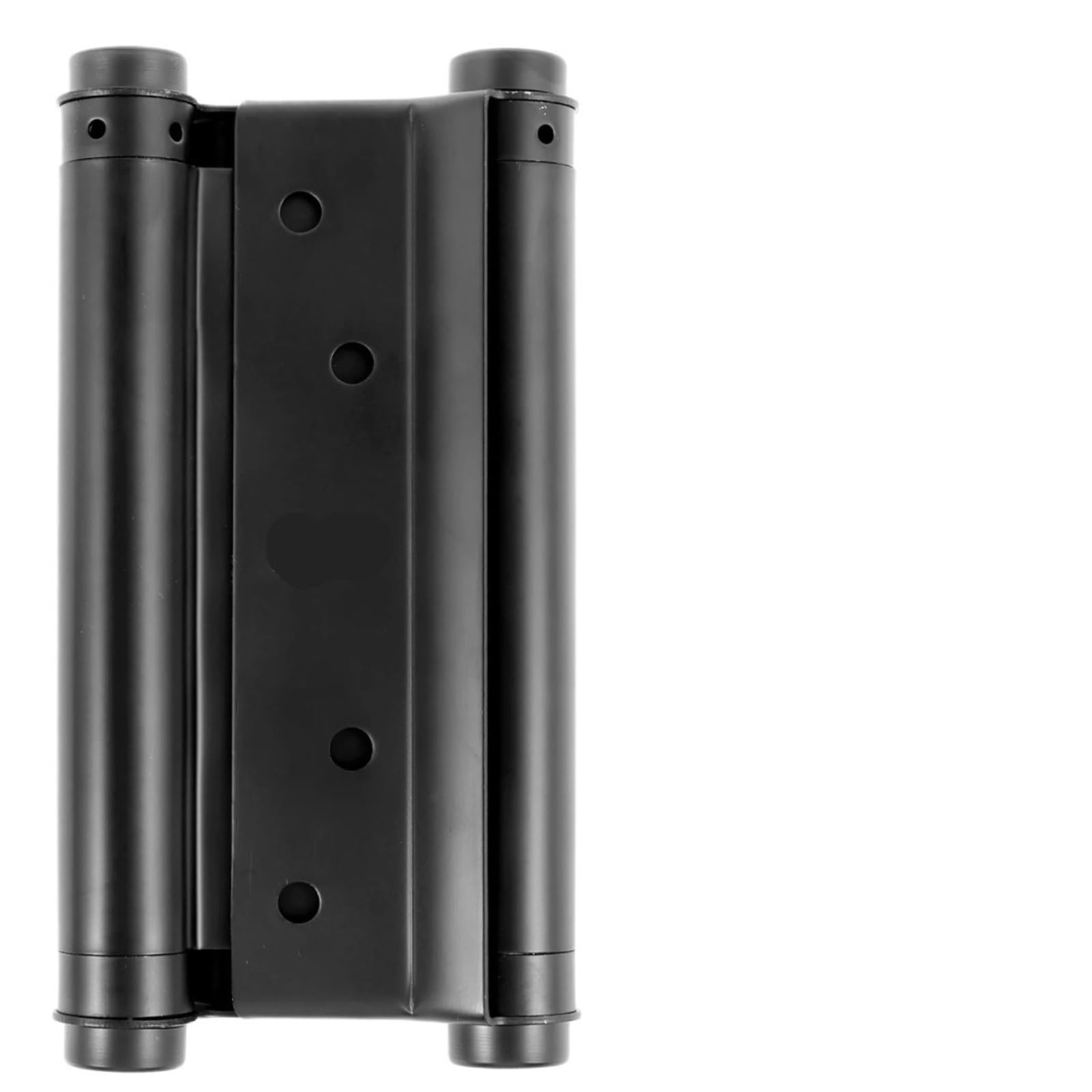 Kdhcvkz Black 2Pcs 6 Inch Stainless Steel Swinging Door Hinge With Adjustment Rod Screw