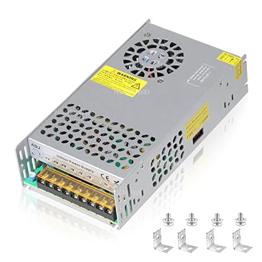 New Version DC 12V 30A 360W Power Supply 110V AC to 12V DC Converter Power Supply Adapter 12V 30A 360W Switch Transformer for Motor Pump CCTV Security Camera Car Stereo 3D Printer and More 12V Device