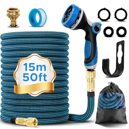 Manguera Jardin Extensible 15m,10 Funciones Mangueras jardin,Garden Hose