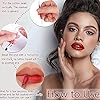 Blitzby-20-Pcs-Tattoo-Lipstick-Cigarette-Cotton-Swab-Lip-Stain-Portable-Non-Stick-Liquid-Lipstick-Long-Lasting-and-Waterproof-Lip-Tint-Multicolor Blitzby 20 Pcs Tattoo Lipstick Cigarette Cotton Swab Lip Stain, Portable Non-Stick Liquid Lipstick, Long-Lasting, and Waterproof Lip Tint. (Red)
