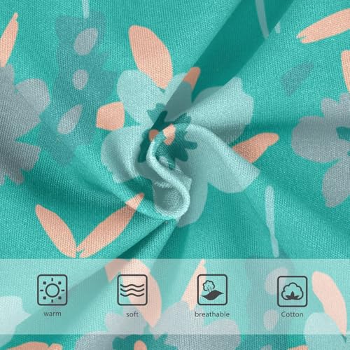 Cotton Girls Underwear Toddlers Gray Green Flowers Cute Panties Girl Fun Briefs Underpants 2t3