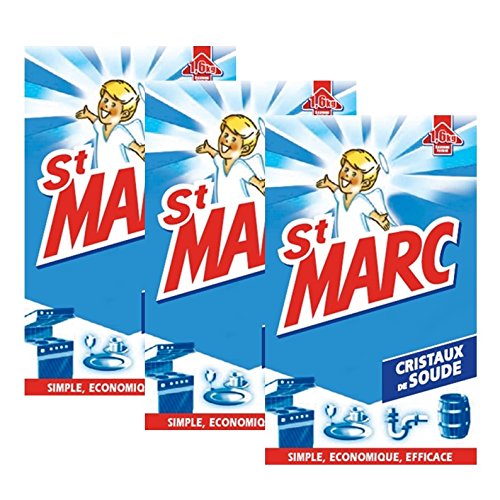 St Marc Bucato cristalli di soda 1,6 kg - Set di 3...